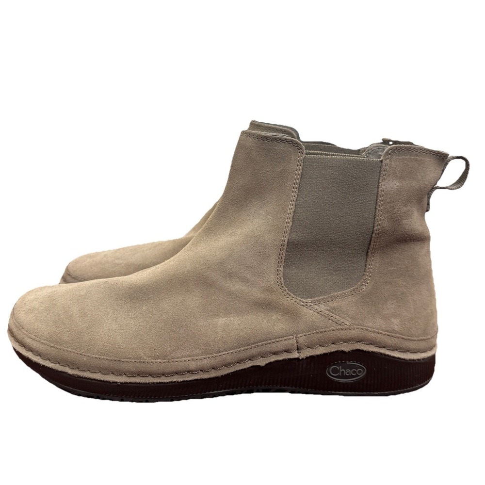 Chaco Women's Taupe Suede Chelsea Boot